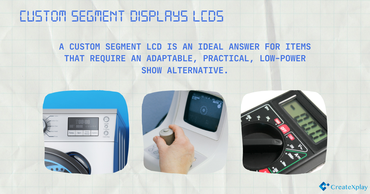 Custom segment LCD displays