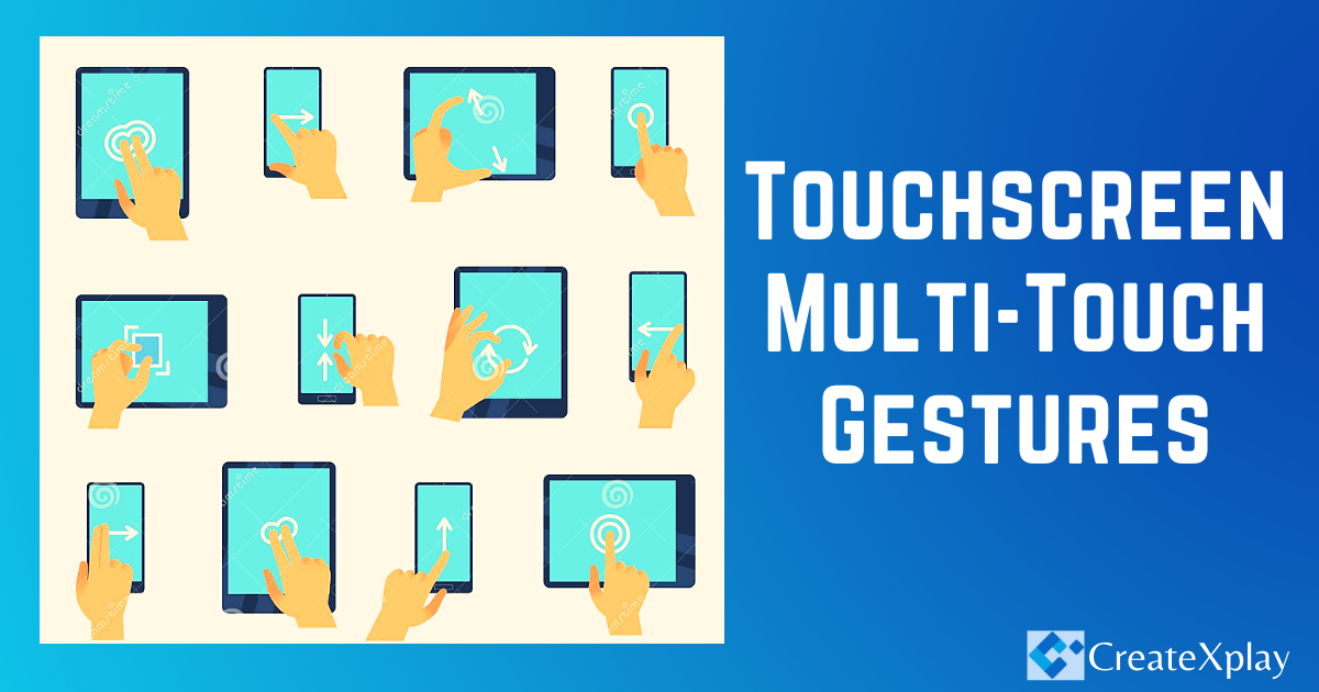 Touchscreen-Multi-Touch-Gestures